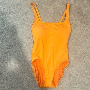 Orange Michael Kors Onepiece swim suit